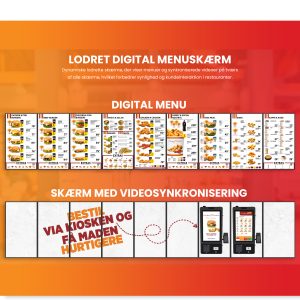 Restaurant Digital Menu Skærm - Billede 4